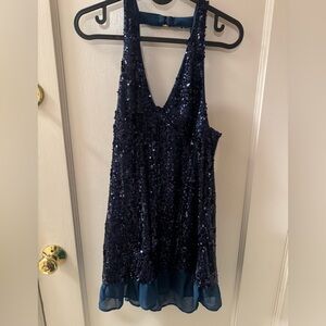 Free People sequin mini dress